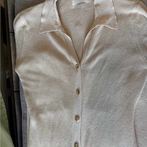 Elegant Button-Down Polo Knit Maxi Dress - Picture 7 of 13